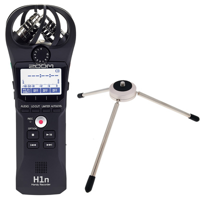 Zoom H1n Tripod Bundle