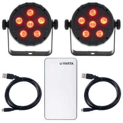 Fun Generation USB PartyPar 6 RGB Bundle