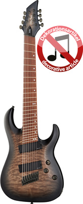 Harley Benton FanFret-8 NT QBB 2017 Deko
