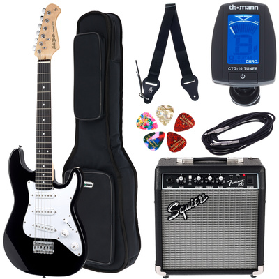 Harley Benton ST-Mini BK Set SQ
