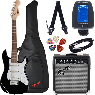 Fender Squier Mini Strat V2 BK Set SQ