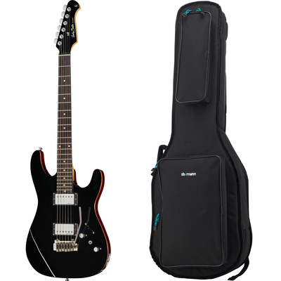 Harley Benton Fusion-II HH EB BK Bundle