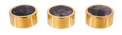 KGUbrass Bach Heavy buttons Charoite