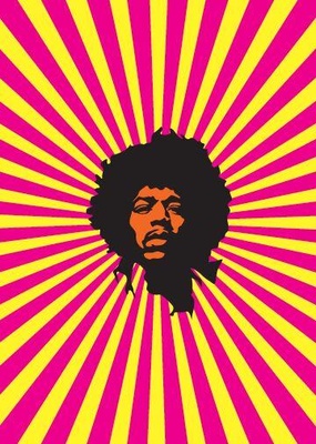 My World Jimi Hendrix Greeting Card