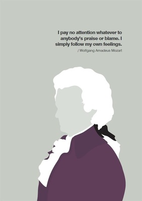 My World Mozart Greeting Card