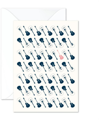 My World Vintage Guitars Greeting Card