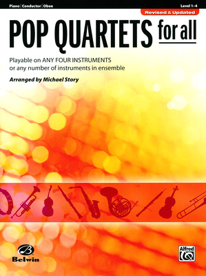 Alfred Music Publishing Pop Quartets For All Piano