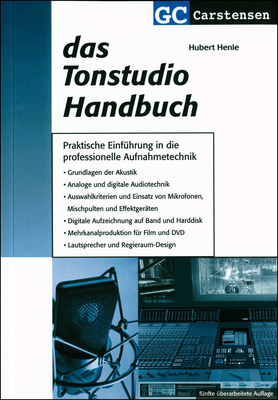 GC Carstensen Verlag Das Tonstudio Handbuch studijos technikos knyga