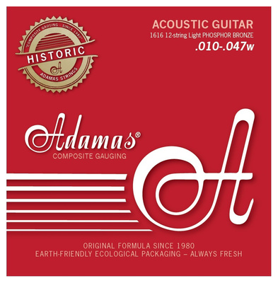 Adamas 1616 Historic Reissue 12-stygės akustinės gitaros stygos
