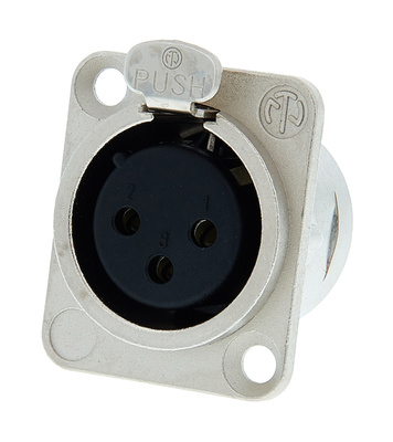 Neutrik NC3 FD-L1 3-pin XLR jungtis (mot.)