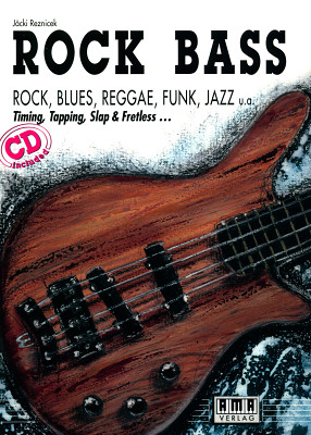 AMA Verlag Rock Bass bosinės gitaros literatūra