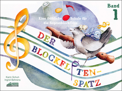 Schuh Verlag Der Blockflötenspatz 1 fleitų mokykla