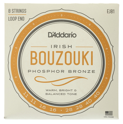 Daddario J81 airiško bouzoukio stygos
