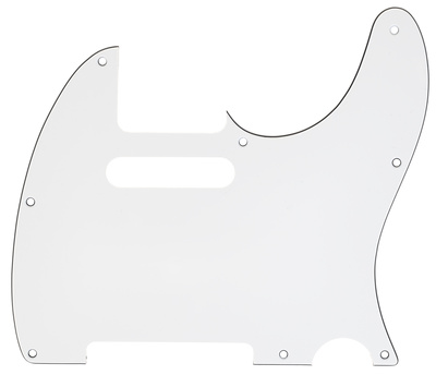 Harley Benton Parts Pickguard T-Style WH 8W T-stiliaus gitaros apsauga