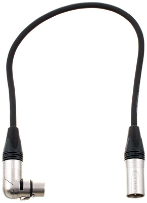 pro snake XLR Patch Angled female 0.5m sujungimo laidas  