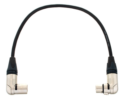 pro snake XLR Patch Angled/Angled 0.5m sujungimo laidas