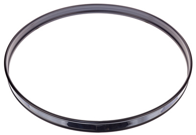 22"" FX Bass Drum Reifen, für Pearl FX Serie, Schwarzer Metallspannreifen, mit Folieneinlage Schwarz (#31)