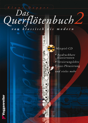 Voggenreiter Das Querflötenbuch 2 mokomoji fleitų literatūra