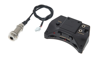 B-Stock, Shadow SH Sonic Doubleplay kombinierter Magnet- und Unterstegtonabnehmer mit Schallloch-Vorverstärker mit Phasenschalter, Lautstärke-, Ton-