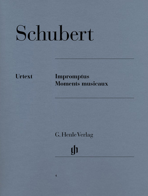 Henle Verlag Schubert Impromptus Moments klasikinė fortepijono literatūra