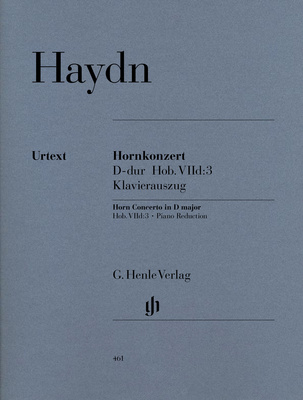 Henle Verlag Haydn Hornkonzert D-Dur prancūziško rago literatūra