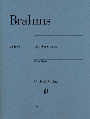 Henle Verlag Brahms Klavierstücke fortepijono literatūra