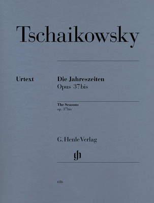 Henle Verlag Tschaikowsky Die Jahreszeiten klasikinė fortepijono literatūra