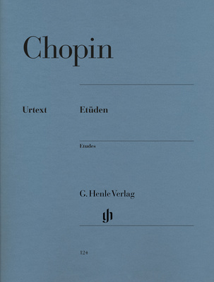 Henle Verlag Chopin Etüden op.10/op.25 klasikinė fortepijono literatūra