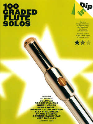 Hal Leonard 100 Graded Flute Solos dainų rinkinys fleitai