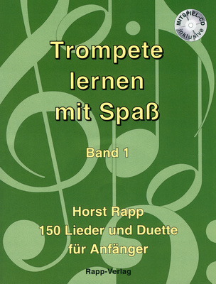Horst Rapp Verlag Trompete Lernen mit Spaß 1 natų knyga trimitui 