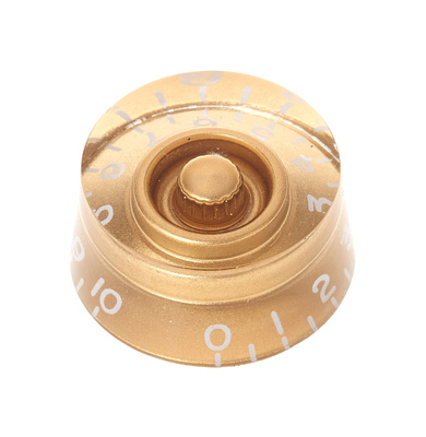 Harley Benton Parts SC-Style Speedknob Gold gitaros rankenėlė