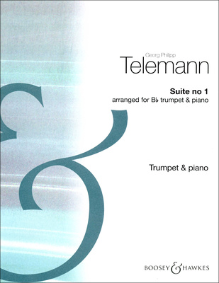 Boosey & Hawkes Telemann Suite No.1 klasikinio trimitui natų rinkinys