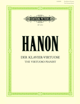 Edition Peters Hanon Der Klavier-Virtuose pažengusiųjų fortepijono literatūra