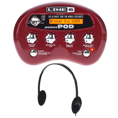 Line6 Pocket Pod Jam-Bundle elektrinės gitaros preampas