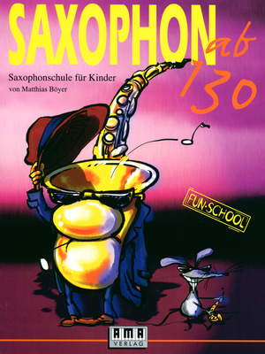 AMA Verlag Saxophon ab 130 alto saksofono mokomoji literatūra