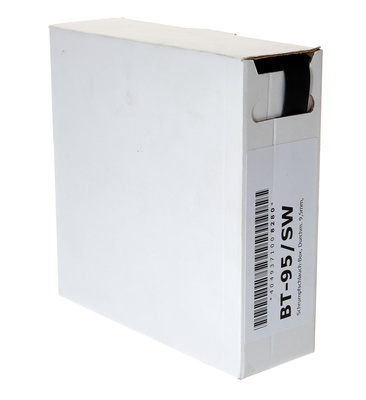 Sommer Cable Shrinktube Box 9,5mm juoda laidų šiluma traukiama guma