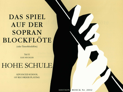 Edition Moeck Das Spiel auf Der Sopranblock2 mokomoji medžiaga fleitai