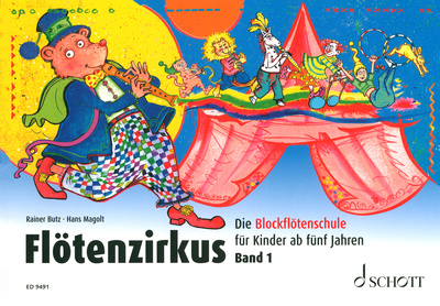Schott Flötenzirkus 1 fleitos mokykla