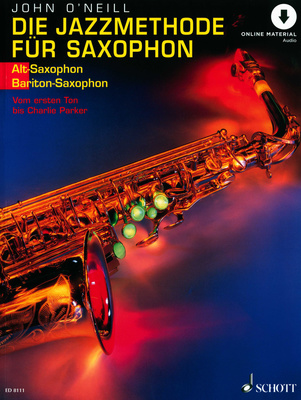 Schott Jazzmethode A-Sax mokomoji literatūra alto saksofonui