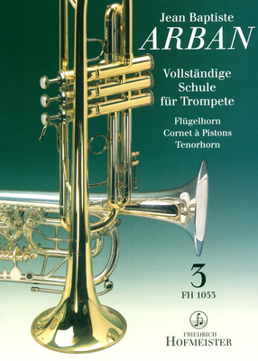 Friedrich Hofmeister Verlag Arban Schule für Trompete 3 trimito mokykla