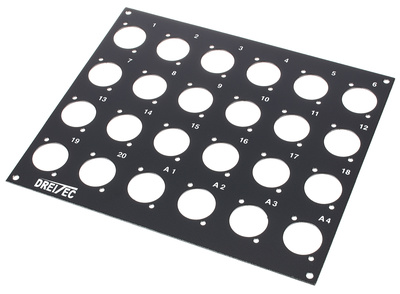 pro snake Front Panel 4HE 9939 analoginė scenos dėžutė
