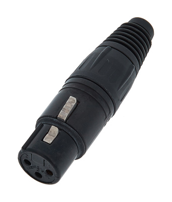 Neutrik NC 3 FX B 3-pin XLR moteriška jungtis