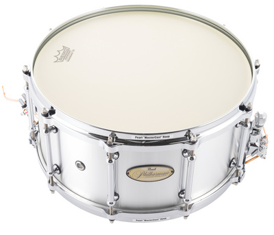 PHA1465 Snaredrum Philharmonic Serie, 14""x 6,5"", 3mm Aluminium Kessel, Gußspannreifen,SR-500 Abhebung mit 3 individuell einstellbaren