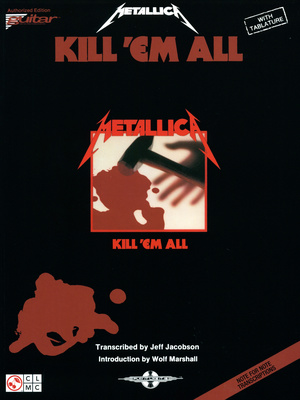 Cherry Lane Music Company Metallica Kill 'Em All