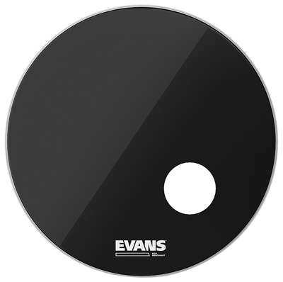 Evans 20" EQ3 Resonant bosinio būgno membrana BK