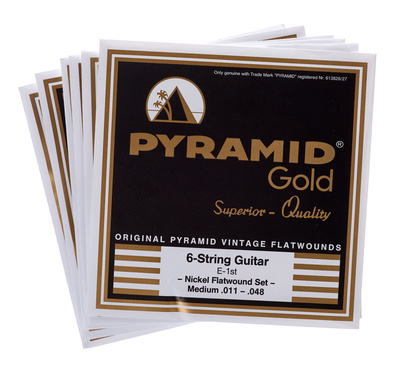 Pyramid Gold Flatwound 011-048