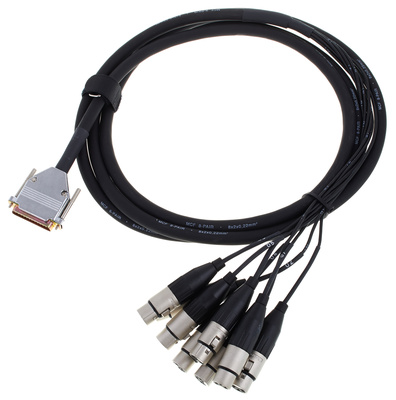pro snake SUB-D 25pin-XLRF studijos multicore kabelis