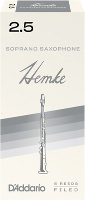 DAddario Woodwinds Hemke Soprano Saxophone 2.5 saksofono liežuvėliai