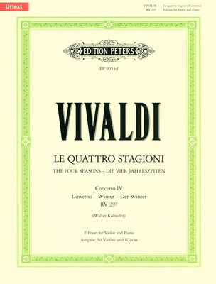 Edition Peters Vivaldi Jahreszeiten Winter