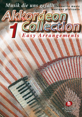 Holzschuh Verlag Akkordeon Collection 1 akordeono natų knyga